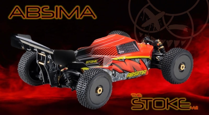 ABSIMA – 1:8 Buggy “STOKE V2” 4S RTR – Rouge